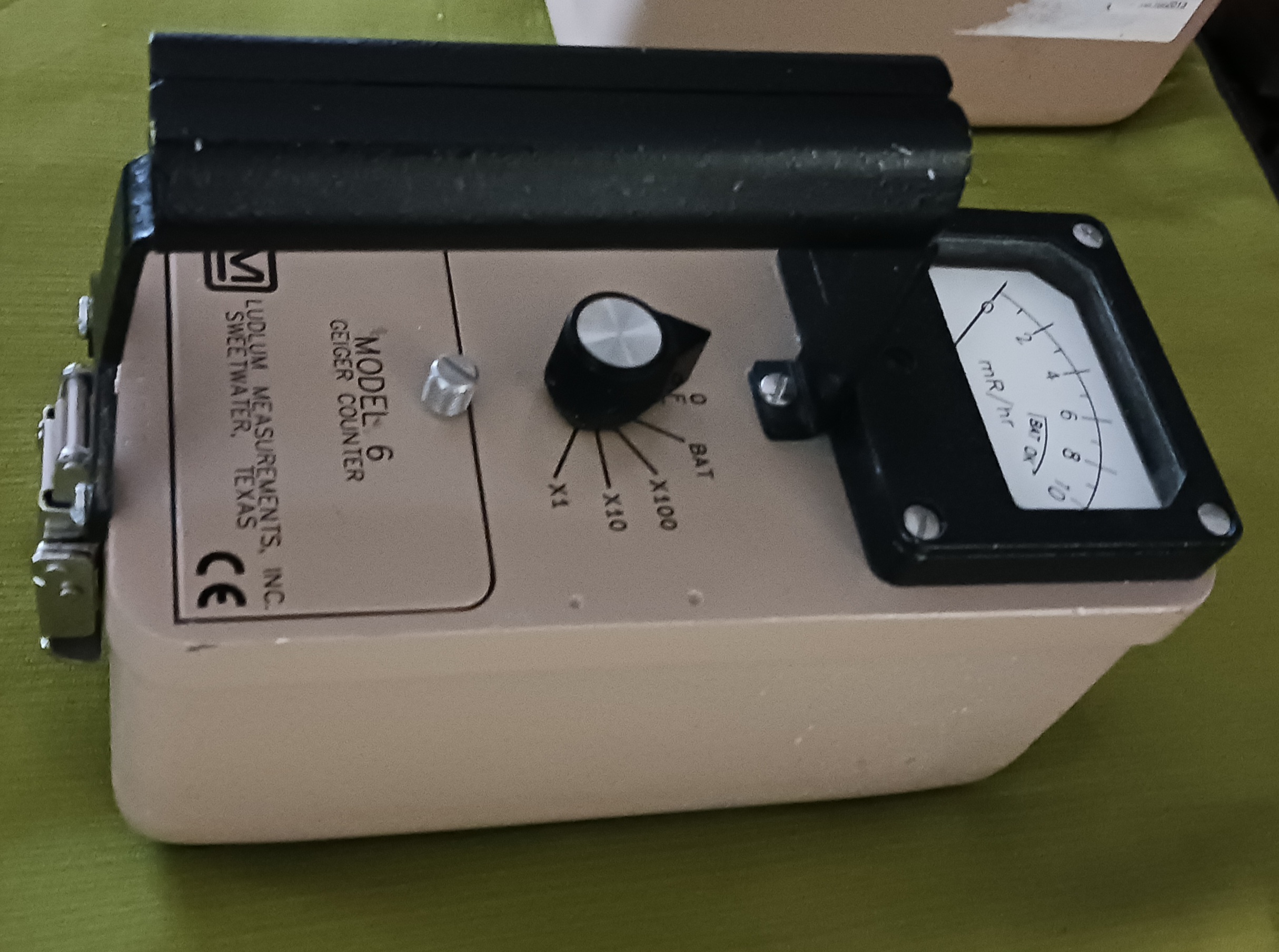 Ludlum Model 6 Geiger Counter – CHP Consultants – Products and Health  Physics Related Services